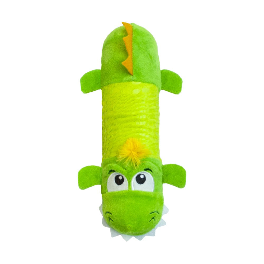 Petstages SF Big Squeak Gator Dog Toy, Green, Medium Animals & Pet Supplies > Pet Supplies > Dog Supplies > Dog Toys Outward Hound Holdings Green  