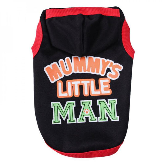 Clearance Fleece Dog Hoodie Puppy Clothes Warm Sweater for Small Medium Dog Cat Yorkies Sleeveless Sweatshirt Pet Apparel Animals & Pet Supplies > Pet Supplies > Dog Supplies > Dog Apparel Praeter L Black 