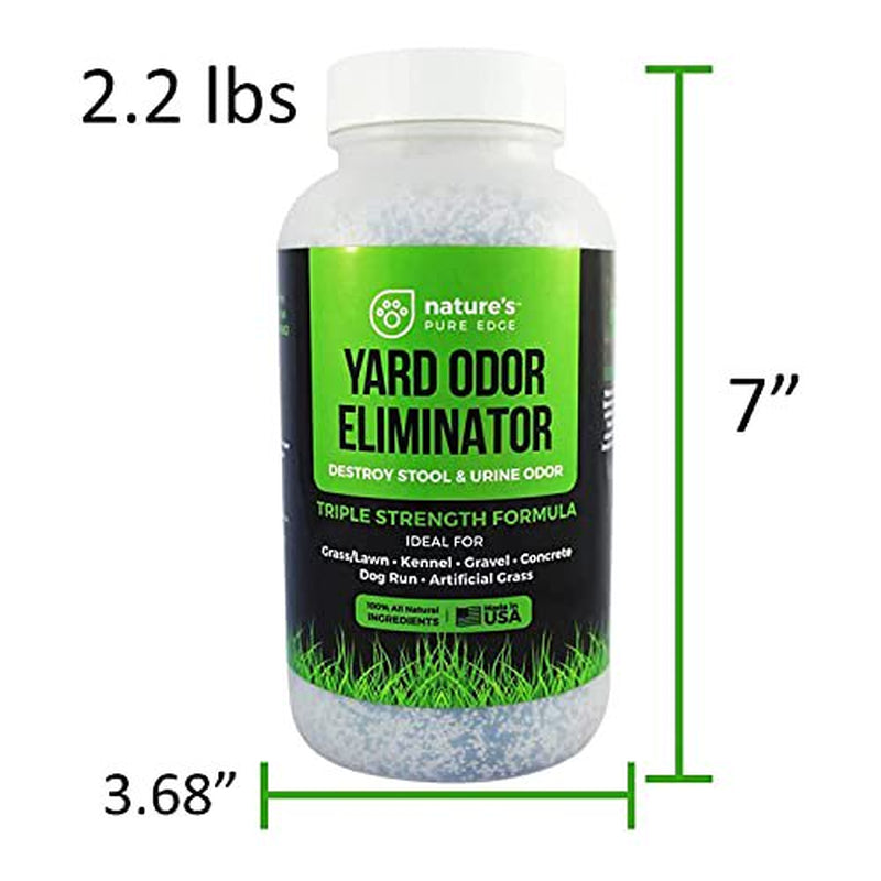 Nature'S Pure Edge Yard Odor Eliminator. Perfect for Artificial Grass, Patio, Kennel, and Lawn. Instantly Removes Stool and Urine Odor. Long Lasting. Kid and Pet Safe. Animals & Pet Supplies > Pet Supplies > Dog Supplies > Dog Kennels & Runs None   