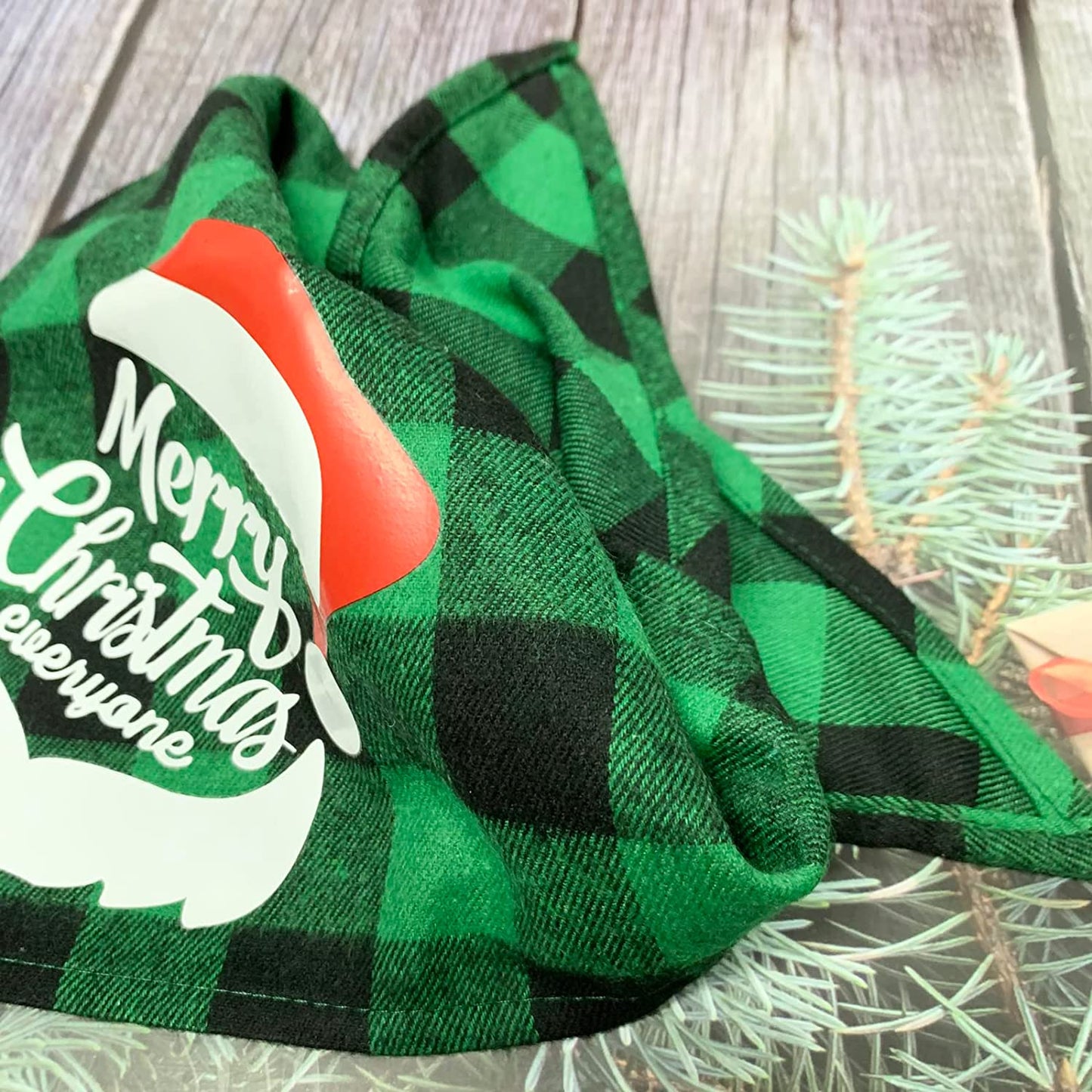 BECHANMIG Christmas Dog Bandanas 3 PCS, Pet Plaid Scarf Classic Triangle Bibs, Washable Pet Neckerchief for Xmas Party Supplies, Christmas Scarf for Small Medium Large Dogs, B Middle Animals & Pet Supplies > Pet Supplies > Dog Supplies > Dog Apparel BECHANMIG   