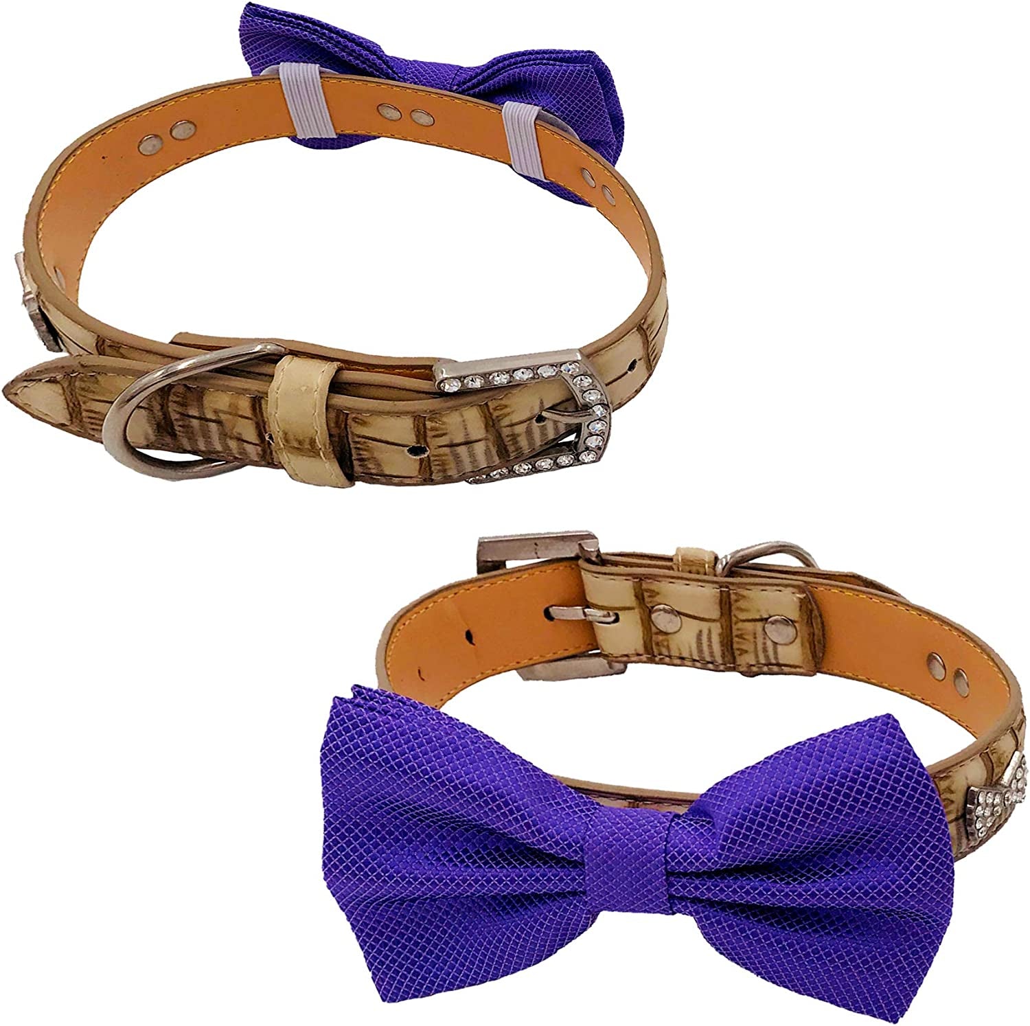 PET SHOW 10Pcs 2.5”X4.5” Large Dogs Collar Attachment Bow Ties Embellishment Girls Boys Medium Dog Puppies Cats Collar Charms Accessories Bulk Slides Bowties for Birthday Wedding Parties Animals & Pet Supplies > Pet Supplies > Dog Supplies > Dog Apparel Bysitshow   