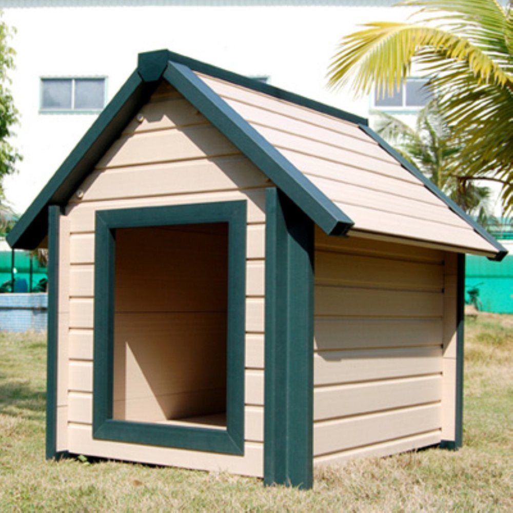 New Age Pet Ecoflex Bunk Style Outdoor Dog House, Extra Large Animals & Pet Supplies > Pet Supplies > Dog Supplies > Dog Houses Pinta International   