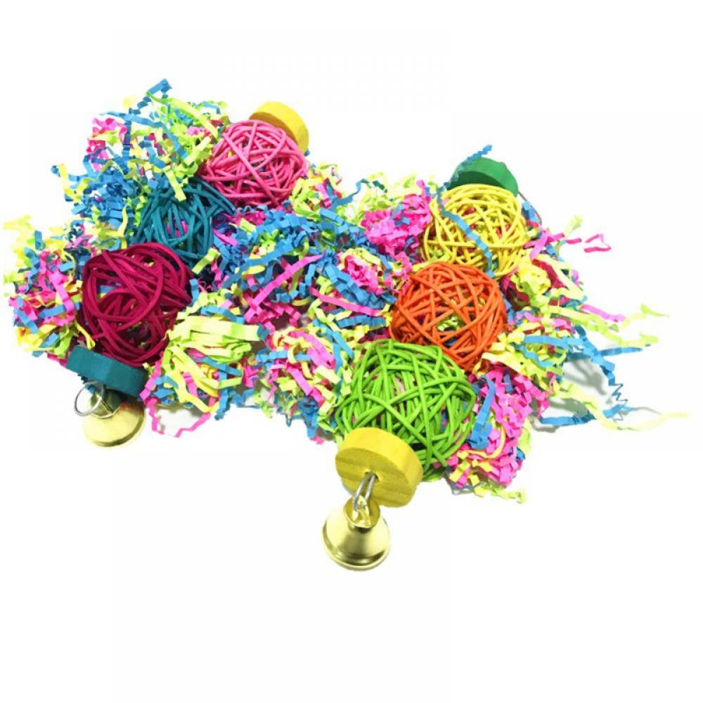 Prettyui 3 Pcs/Lot Bird Toy Set for Parrot Shredder Foraging Assorted Hanging Cage Chew Toys Animals & Pet Supplies > Pet Supplies > Bird Supplies > Bird Toys Prettyui   
