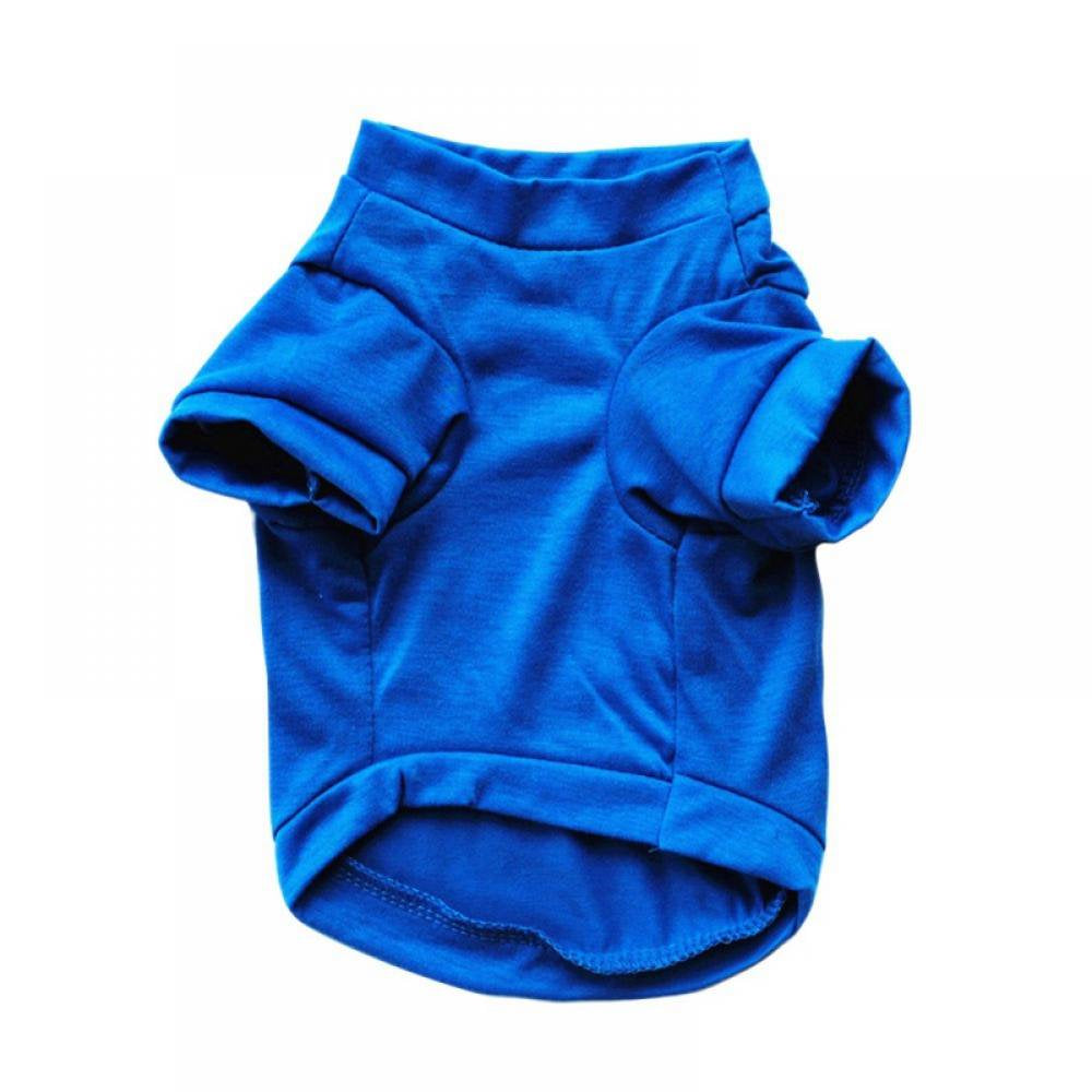 Dog Clothes for Small Dogs Girl Boy Pet Puppy Shirts Male Female Dog Outfits Cat Clothing Apparel for Teacup Rench Bulldog Yorkie Breed,Blue XS Animals & Pet Supplies > Pet Supplies > Cat Supplies > Cat Apparel Savlot   