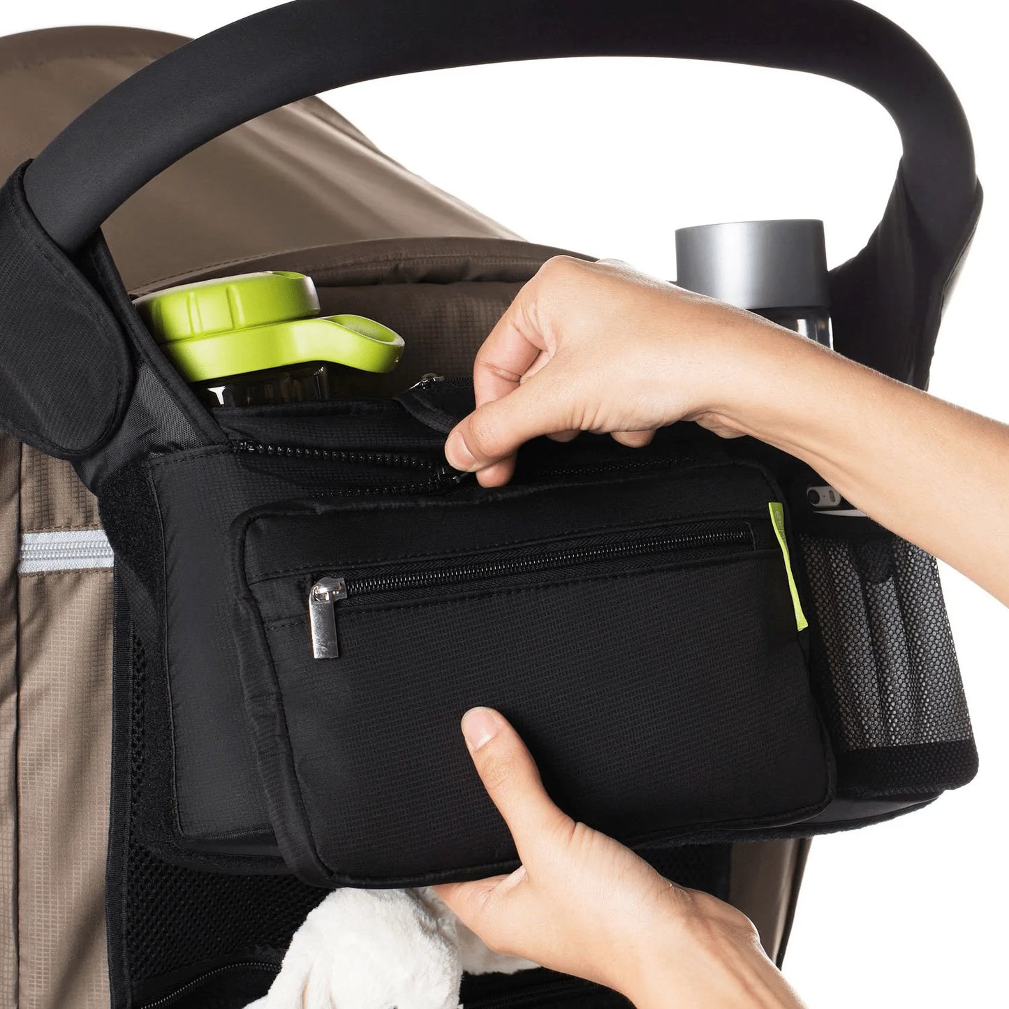 Ethan & Emma Universal Baby Stroller Organizer with Insulated Cup Holders for Smart Moms. Diaper Storage, Secure Straps, Detachable Bag, Pockets for Phone, Keys, Toys. Compact Design Fit All Strollers Animals & Pet Supplies > Pet Supplies > Dog Supplies > Dog Treadmills Ethan & Emma   