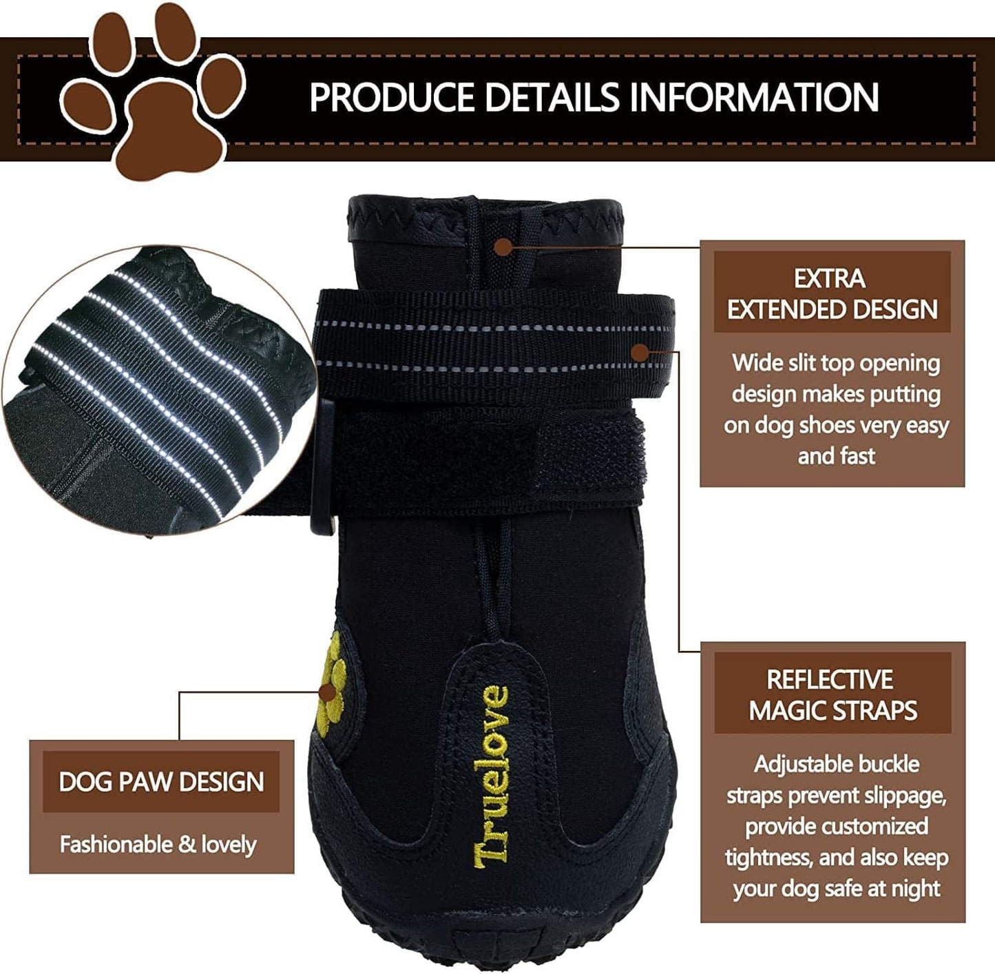 Expawlorer 4PCS Anti-Slip Dog Shoes - Waterproof & Stain Resistant Dog Booties with Reflective Straps for Outdoor Hiking, Dog Paw Protectors for Hot Pavement, Winter Snow, Fit All Breed Dogs Animals & Pet Supplies > Pet Supplies > Dog Supplies > Dog Apparel HAOBO   