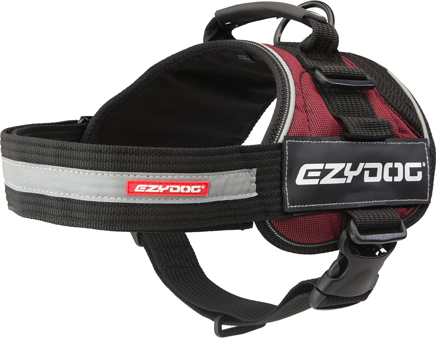 Ezydog Convert Trail-Ready Outdoor Adjustable Dog Harness - Perfect for Hiking, Walking, and Doubles as a Service Dog Vest - Superior Comfort Design with a Durable Traffic Handle (X-Small, Charcoal) Animals & Pet Supplies > Pet Supplies > Dog Supplies > Dog Apparel EzyDog, LLC Burgundy XX-Large 