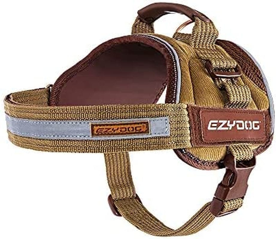 Ezydog Convert Trail-Ready Outdoor Adjustable Dog Harness - Perfect for Hiking, Walking, and Doubles as a Service Dog Vest - Superior Comfort Design with a Durable Traffic Handle (X-Small, Charcoal) Animals & Pet Supplies > Pet Supplies > Dog Supplies > Dog Apparel EzyDog, LLC Corduroy X-Small 