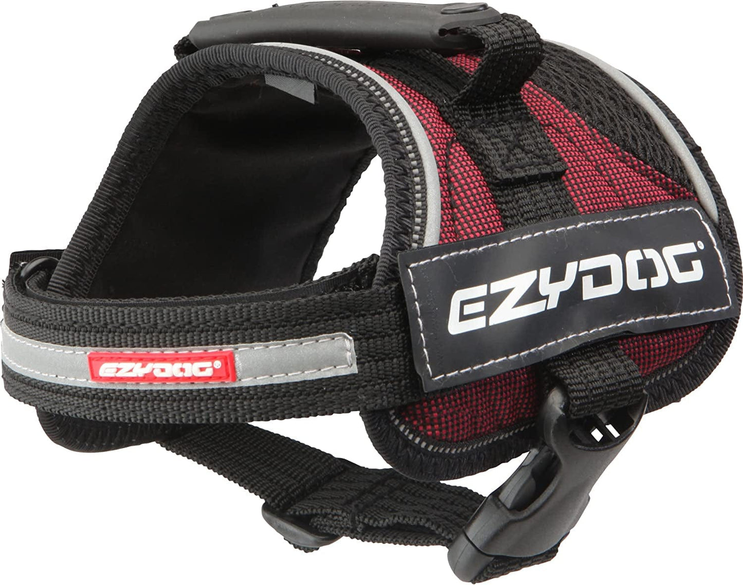 Ezydog Convert Trail-Ready Outdoor Adjustable Dog Harness - Perfect for Hiking, Walking, and Doubles as a Service Dog Vest - Superior Comfort Design with a Durable Traffic Handle (X-Small, Charcoal) Animals & Pet Supplies > Pet Supplies > Dog Supplies > Dog Apparel EzyDog, LLC Burgundy X-Small 