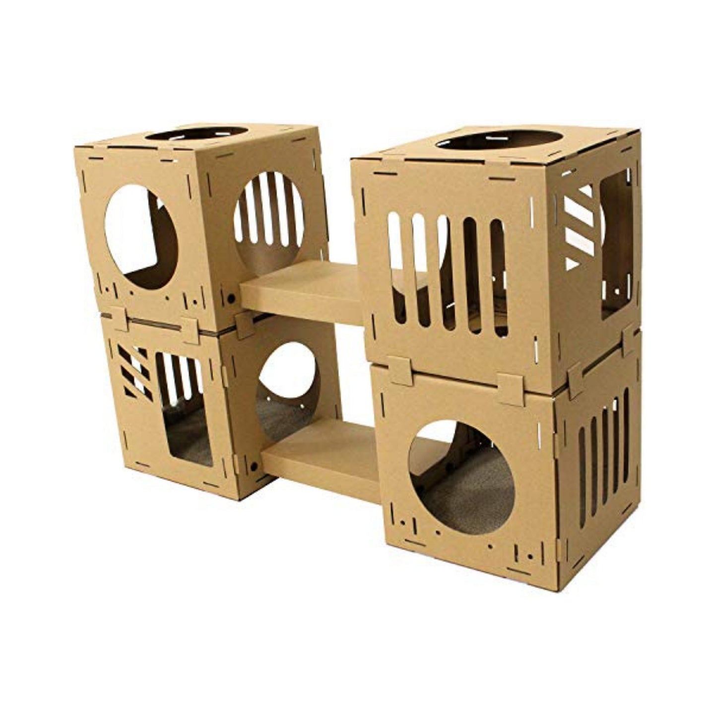 Midlee Cardboard Cat Climbing House Furniture- 2 Tower W/Scratching Pads Animals & Pet Supplies > Pet Supplies > Cat Supplies > Cat Furniture Midlee   