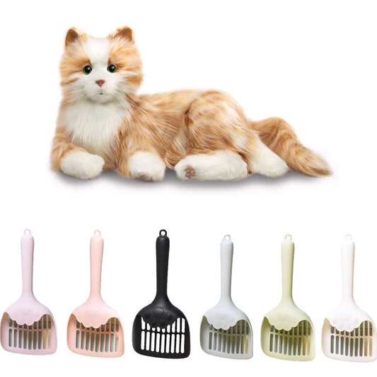 Pet Enjoy Cat Litter Scoop,Durable Scoops for Kitty Litter Boxes,Portable Cat Sand Cleaning Scoop,Long Hole Easy Filtration Cat Litter Shovel Pet Supplies Animals & Pet Supplies > Pet Supplies > Cat Supplies > Cat Litter Pet Enjoy Black  