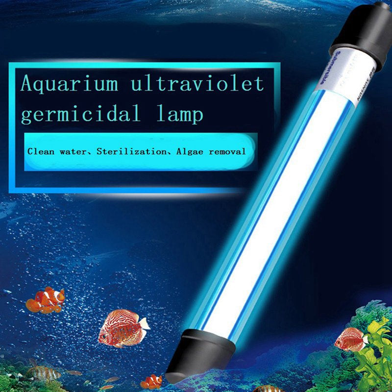 Aquarium Light 5/7/9/11/13 W Underwater Submersible Light UV Sterilisator Lamp for Fish Tank