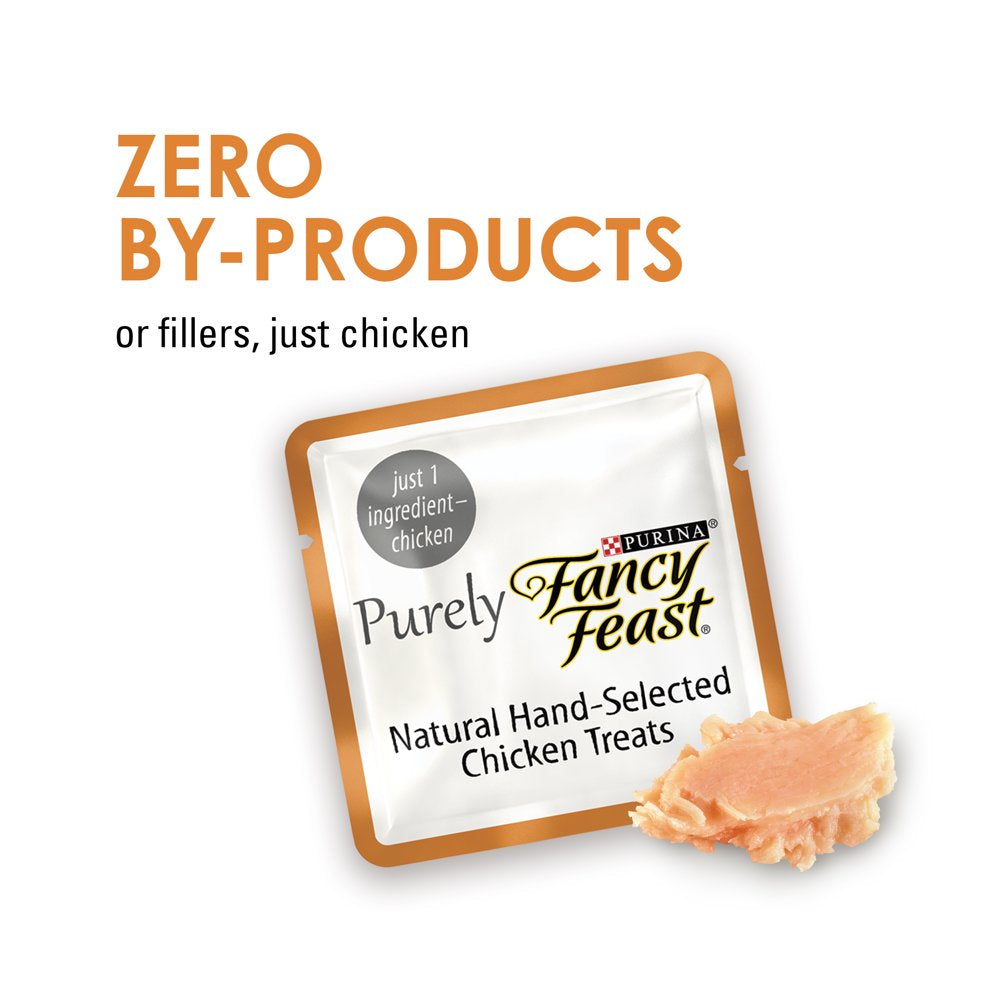 Fancy Feast Natural Cat Treats, Purely Natural Hand-Selected Chicken, (5) 10 Ct. Pouches Animals & Pet Supplies > Pet Supplies > Cat Supplies > Cat Treats Nestlé Purina PetCare Company   