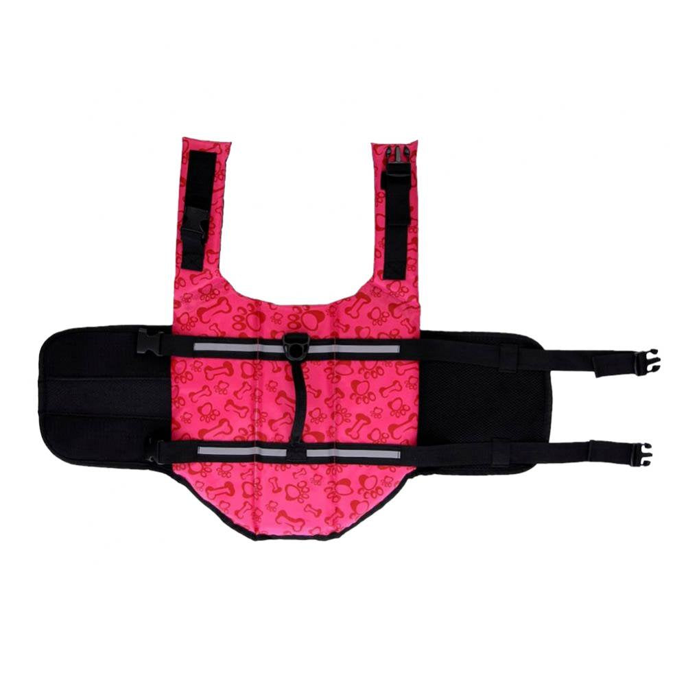 Dog Life Jacket Adjustable Dog Lifevest Swimsuit Safety Vest Apparel Lifesaver Preserver Coat for Small Medium Large Puppy with Handle Reflective for Swimming and Boating Animals & Pet Supplies > Pet Supplies > Dog Supplies > Dog Apparel Pretty Comy   
