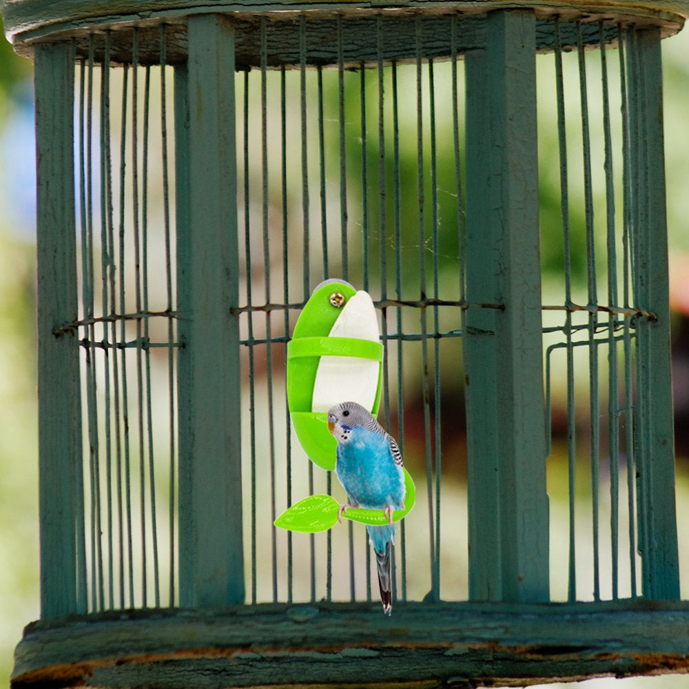 Bird Feeding Cup+Bird Perch Stand; Bird Toys,Cuttlebone Stand Holder Rack Birdcage Accessories Fruit Vegetable Storage for Birds Parakeets Cockatiels, Conures, Macaws, Lovebirds, Finches Animals & Pet Supplies > Pet Supplies > Bird Supplies > Bird Cage Accessories ALPACASSO   