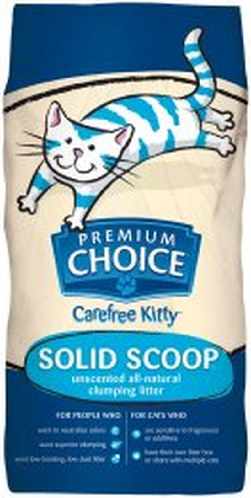Premium Choice Scoopable Cat Litter, 50-Lb