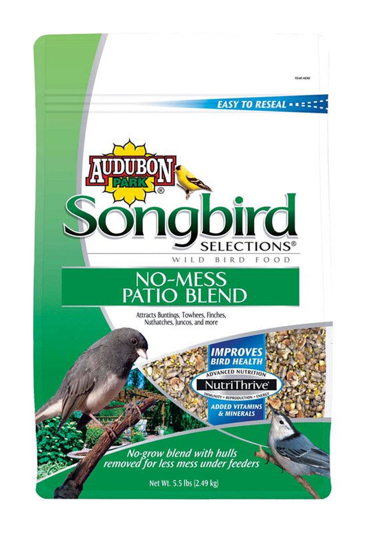 Audubon Park Songbird Selections Assorted Species Wild Bird Food Millet 5.5 Lb. Animals & Pet Supplies > Pet Supplies > Bird Supplies > Bird Food GLOBAL HARVEST FOODS LTD   