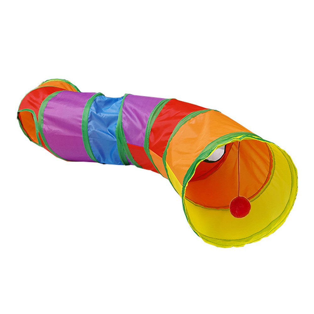 Cat Tunnel Cat Toy for Indoor Cat Interactive Pet Toy Play Foldable Thru Color Animals & Pet Supplies > Pet Supplies > Cat Supplies > Cat Toys Zhoubian   