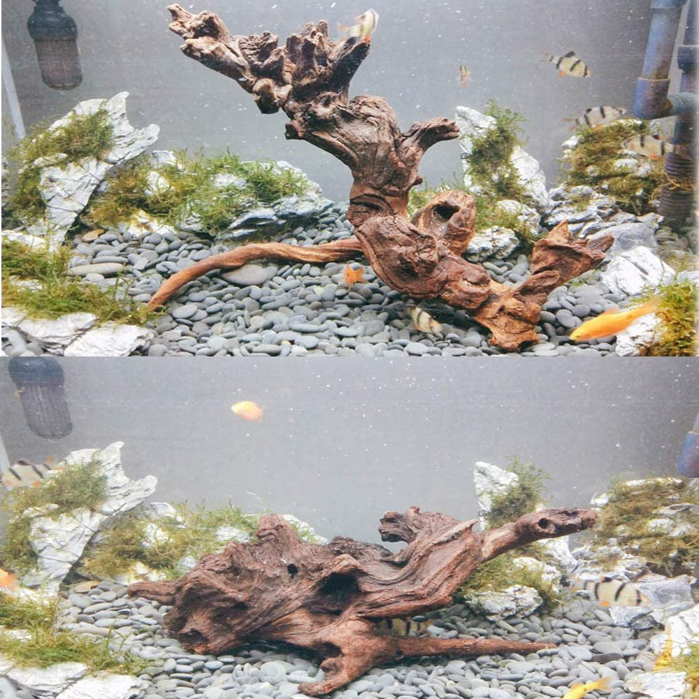 Hamiledyi Natural Aquarium Driftwood Assorted Branches Reptile Ornament for Fish Tank Decoration Pack of 3 Animals & Pet Supplies > Pet Supplies > Fish Supplies > Aquarium Decor Hamiledyi-us   