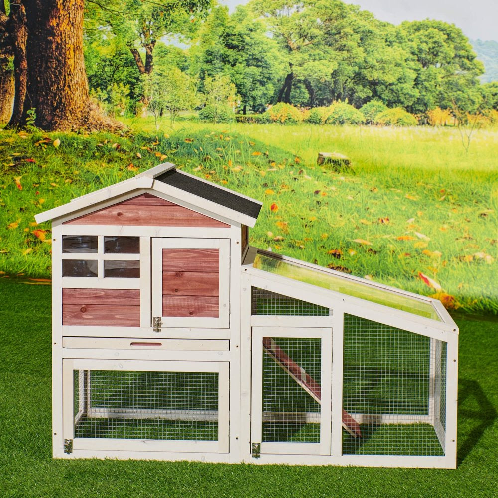 Anysun Small Animal Habitat Cage, Wooden, Ventilation Door, Removable Tray, Ramp Animals & Pet Supplies > Pet Supplies > Small Animal Supplies > Small Animal Habitats & Cages General   