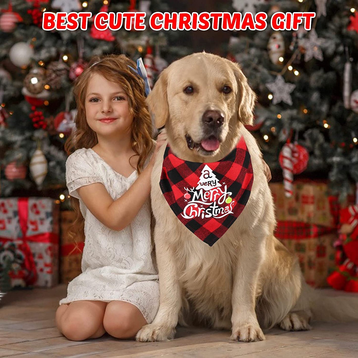 COLUANS Dog Bandanas Christmas Bandanas Dog Christmas Stocking Bandanas Classic Triangle Xmas Thanksgivng Pet Scarf Bibs Kerchief Holiday Birthday Decoration for Small to Large Puppy Dogs Cats Animals & Pet Supplies > Pet Supplies > Dog Supplies > Dog Apparel COLUANS   