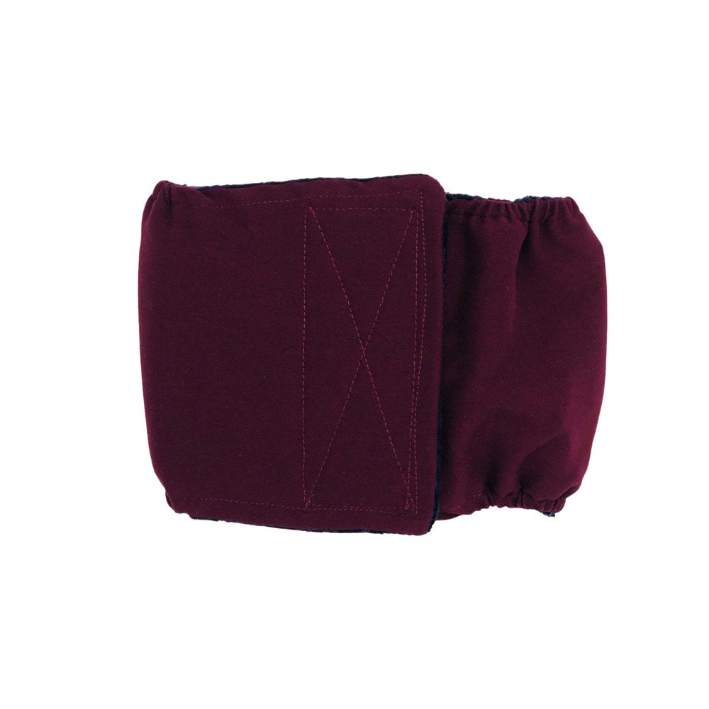 Barkertime Merlot Red Washable Dog Belly Band Male Wrap - Made in USA Animals & Pet Supplies > Pet Supplies > Dog Supplies > Dog Diaper Pads & Liners Barkertime M  