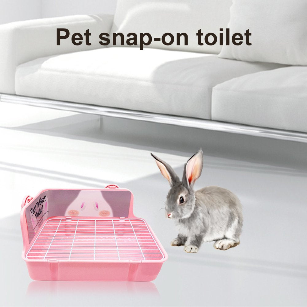 Shangqer Rabbit Litter Box Bite Resistant Stability Compact Small Animals Litter Bedding Toilet Box Guinea Pig Animals & Pet Supplies > Pet Supplies > Small Animal Supplies > Small Animal Bedding Shangqer   