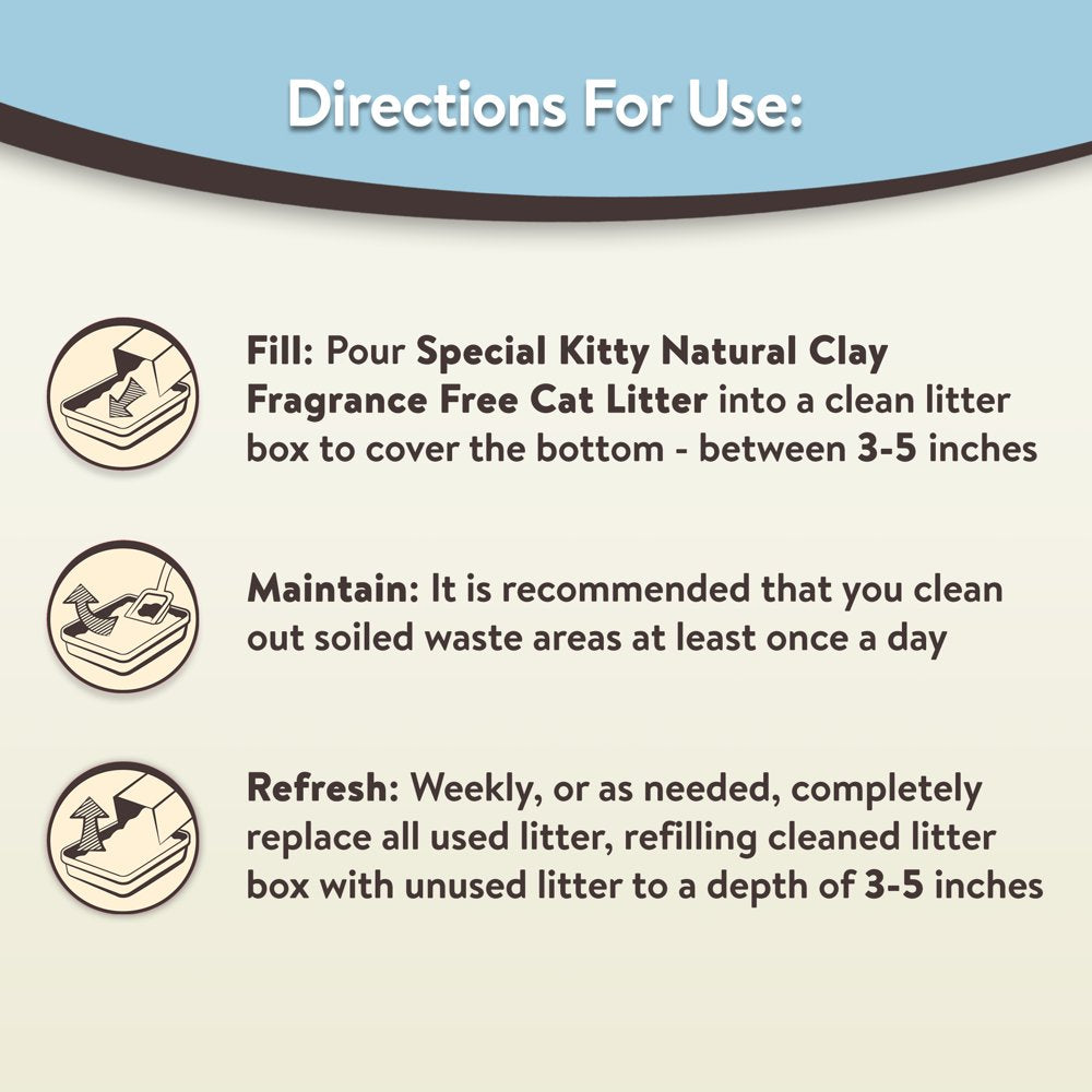 Special Kitty Odor Control Tight Clumping Cat Litter, Fragrance Free, 14 Lb Animals & Pet Supplies > Pet Supplies > Cat Supplies > Cat Litter Wal-Mart Stores, Inc.   