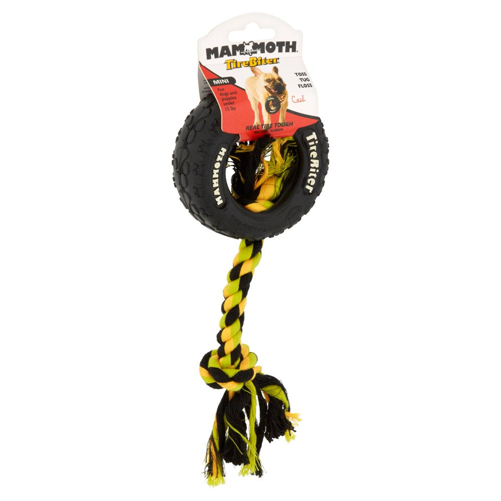 Mammoth Tirebiter Rubber Tire Dog Toy, Mini Animals & Pet Supplies > Pet Supplies > Dog Supplies > Dog Toys Mammoth®   