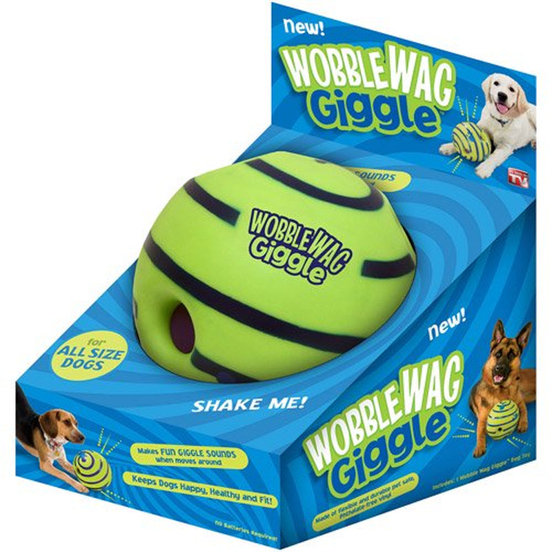 Allstar Marketing Wobble Wag Giggle Ball Dog Toy as Seen on TV Animals & Pet Supplies > Pet Supplies > Dog Supplies > Dog Toys All Star   