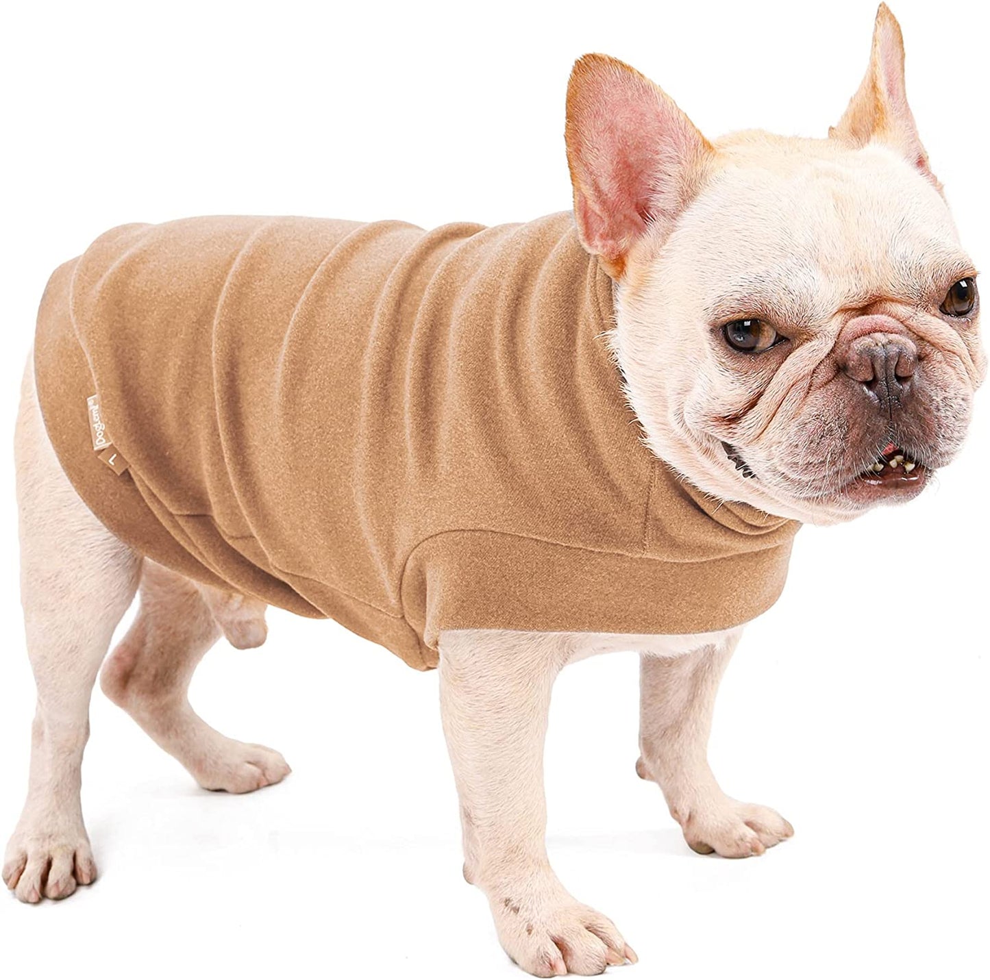 BIGNADO Dog Sweaters Dog Sweatshirt Winter Soft Warm Coat Cold Weather Cat Vest Clothes Puppy Kitten Coat Dog Cat Sweater Warm Dog Shirt for Small Dog Chihuahua Bulldog Cat Puppy Animals & Pet Supplies > Pet Supplies > Dog Supplies > Dog Apparel BIGNADO Brown Large 