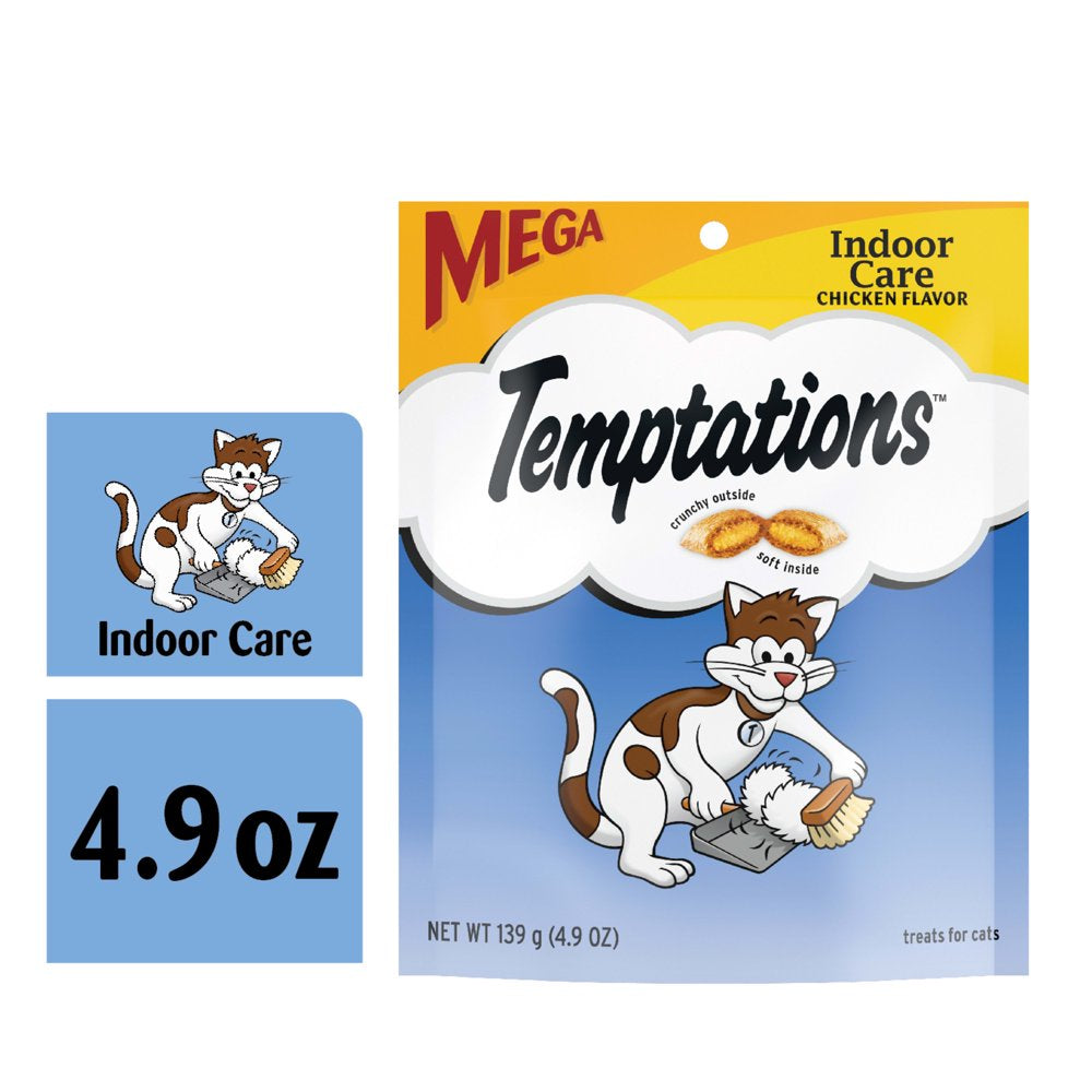 Temptations Chicken Flavor Topper, Crunchy & Soft Treat for Cat, 4.9 Oz. Animals & Pet Supplies > Pet Supplies > Cat Supplies > Cat Treats Mars Petcare   