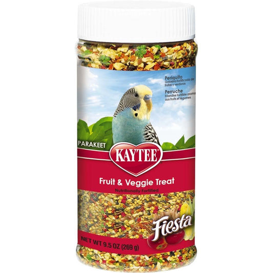 Kaytee Fiesta Fruit & Veggie Treat- Parakeet, 9.5 Ounce Free Shipping Animals & Pet Supplies > Pet Supplies > Bird Supplies > Bird Treats Central Garden & Pet   