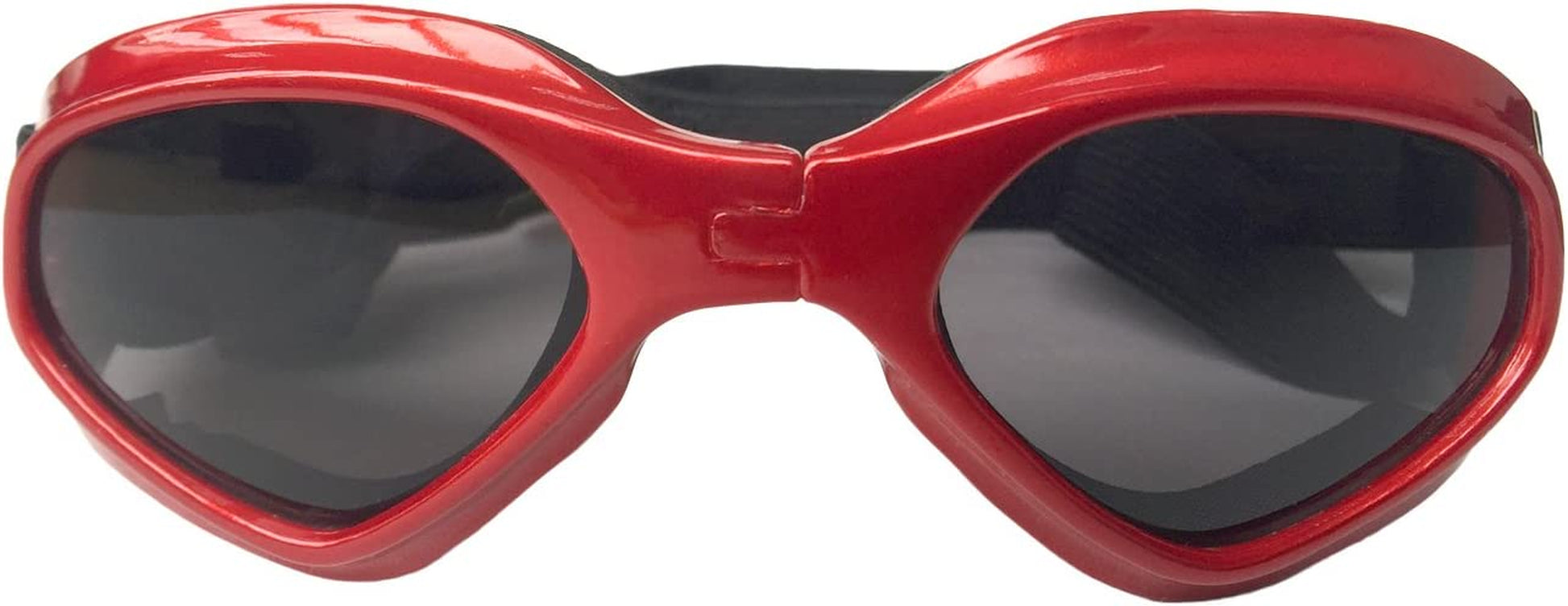 Mayto Dog Sunglasses Goggles Waterproof Windproof Snowproof Foldable Puppy Glasses with Flexible Straps (Red) Animals & Pet Supplies > Pet Supplies > Dog Supplies > Dog Apparel mayto Red  