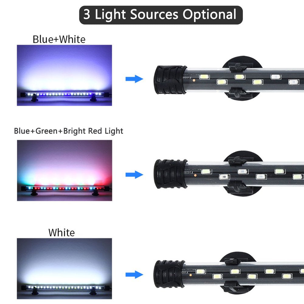 Fish Tank Light LED Aquarium Light Submersible Lights Underwater Light Animals & Pet Supplies > Pet Supplies > Fish Supplies > Aquarium Lighting Anself   