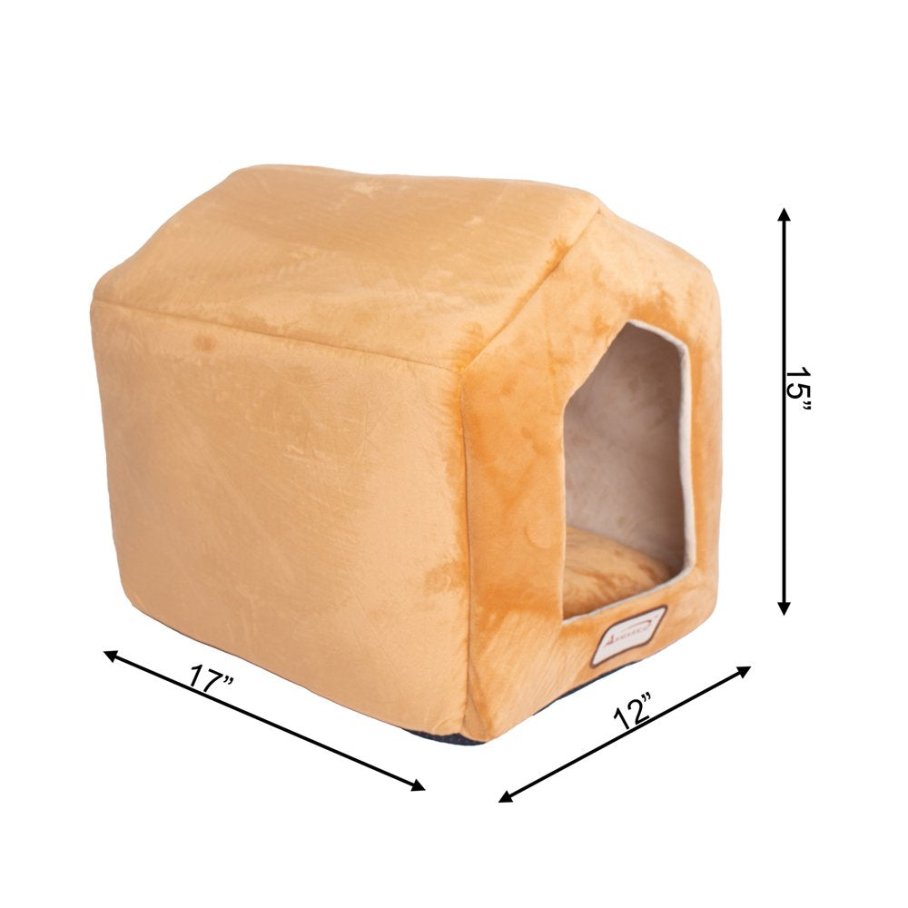 Armarkat Covered Pet Cat Bed, Brown Animals & Pet Supplies > Pet Supplies > Cat Supplies > Cat Beds Aeromark Intl Inc   