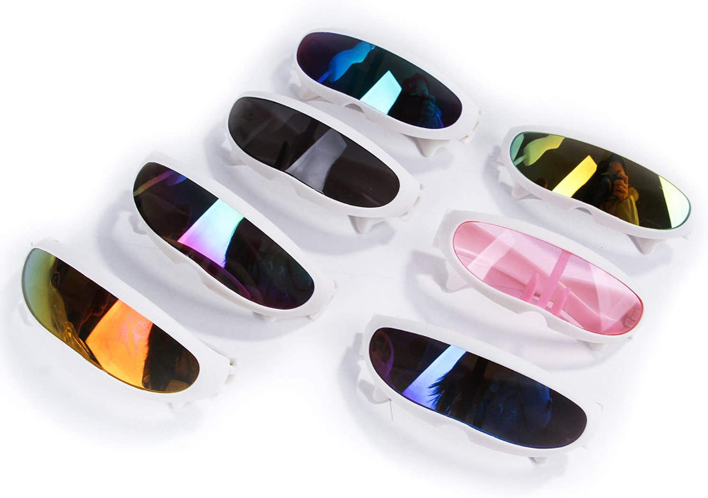 BARMI Pet Sunglasses|Funny Cat Dog Windproof Glasses Glasses Set for Small Cats Dogs Cosplay Toys Photos Props Accessories Multicolor Animals & Pet Supplies > Pet Supplies > Dog Supplies > Dog Apparel BARMI   