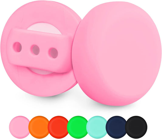 MOOGROU Airtag Dog Collar Holder 2 Pack,Newest Premium Protective Case for Apple Air Tag Tracker,Lightweight Silicone Airtag Case for Cat Collar Pet Loops,Waterproof Airtag.Dog Collar Holder Pink S Electronics > GPS Accessories > GPS Cases MOOGROU Pink+Pink S-3/8" 5/8" 