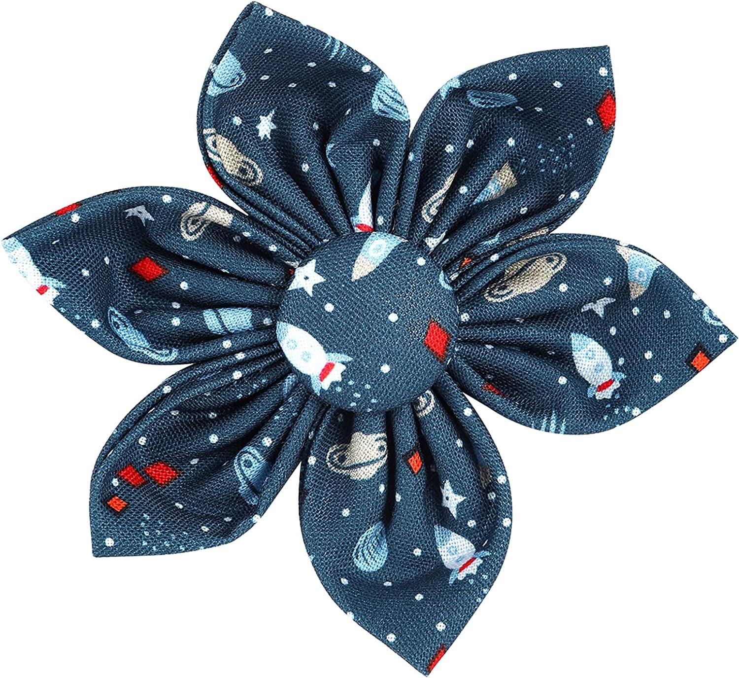 Elegant Little Tail 1PC Flower Girl Dog Bowtie for Female Dogs, Pet Flower Adjustable Dog Flower Gift for Medium Large Dogs Animals & Pet Supplies > Pet Supplies > Dog Supplies > Dog Apparel Elegant little tail Universe Flower-L 