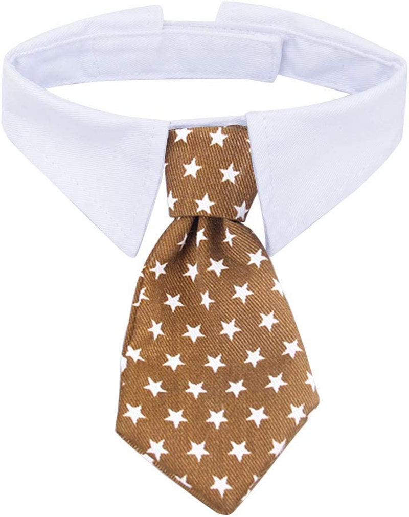 ZTON Bowtie for Little Puppy, Handcrafted Adjustable Formal Collar Neck Tie for Dogs & Cats (L, Light Green) Animals & Pet Supplies > Pet Supplies > Dog Supplies > Dog Apparel ZTON Coffee Star S 