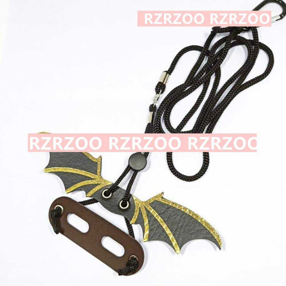 Genuine Leather Bearded Dragon Bat Wings with 3 Sizes Lizard Harness Metal Chain Leash with Fruit Charms for Amphibians Bearded Dragon Iguana Gecko Chameleon Reptiles Animals & Pet Supplies > Pet Supplies > Reptile & Amphibian Supplies > Reptile & Amphibian Food Xelparuc   