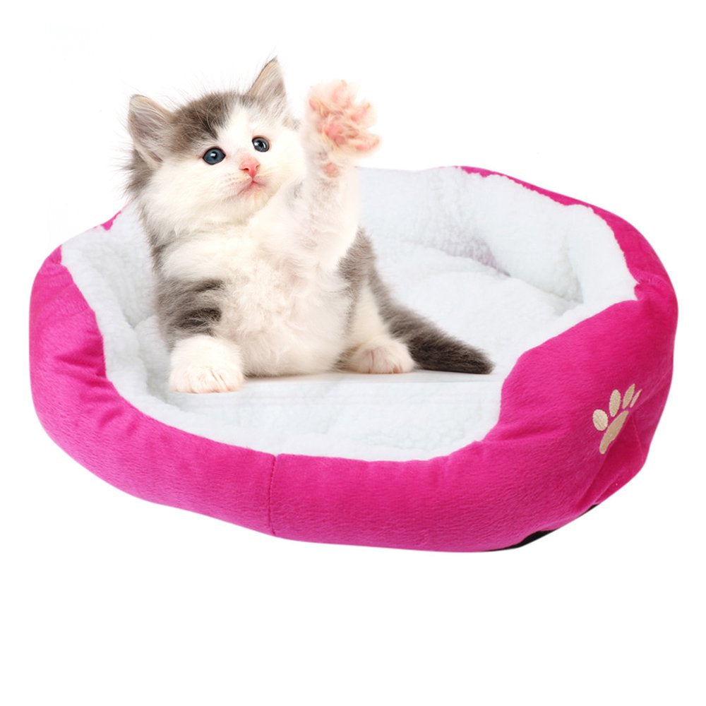 Pet Bed, Self-Warming Indoor Puppy Cushion Doghouse Soft Fleece Pet Dog Cat Bed Indoor Pillow Cuddler for Small Dogs and Cats (19.68*15.75In) Animals & Pet Supplies > Pet Supplies > Cat Supplies > Cat Beds Oxodoi   