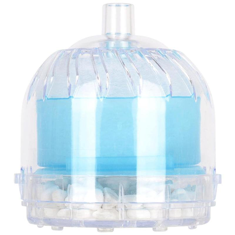 Mini Fish Stool Suction Collector Oxygen Release Cleaning Tool Aquarium Supplies - round Blue Animals & Pet Supplies > Pet Supplies > Fish Supplies > Aquarium Cleaning Supplies Magideal Blue  
