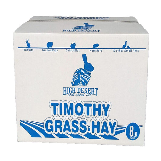High Desert 2Nd Cutting Timothy Grass Hay for Rabbits, Chinchillas, Guinea Pigs, and Small Animal Pets Animals & Pet Supplies > Pet Supplies > Small Animal Supplies > Small Animal Treats High Desert Small Animal Feed 8 lbs  