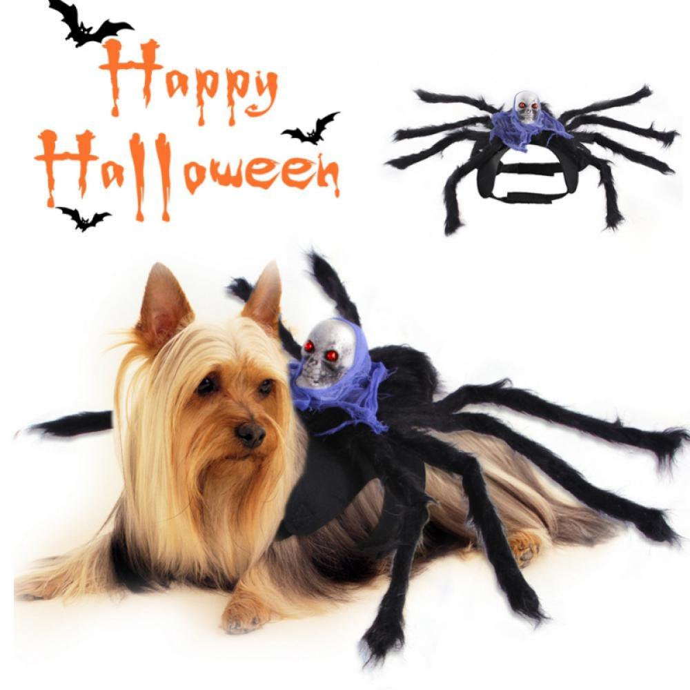 Topumt Halloween Dog Spider Costumes Pet Costume Spider Halloween Pet Cosplay Dog Costumes Apparel for Small Medium Large Dogs Outfit Animals & Pet Supplies > Pet Supplies > Dog Supplies > Dog Apparel Topumt   