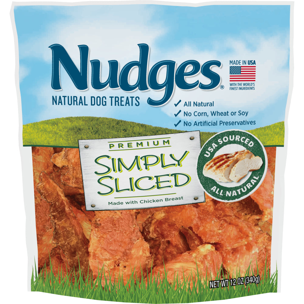 Nudges Simply Sliced Chicken Dog Treats, 12 Oz. Animals & Pet Supplies > Pet Supplies > Dog Supplies > Dog Treats Blue Buffalo   