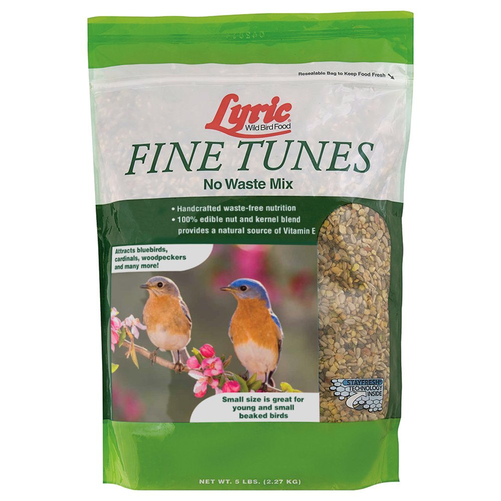 Lyric Fine Tunes Wild Bird Seed - No Waste Bird Food Mix - 5 Lb. Bag Animals & Pet Supplies > Pet Supplies > Bird Supplies > Bird Food Lebanon Seaboard Corporation   