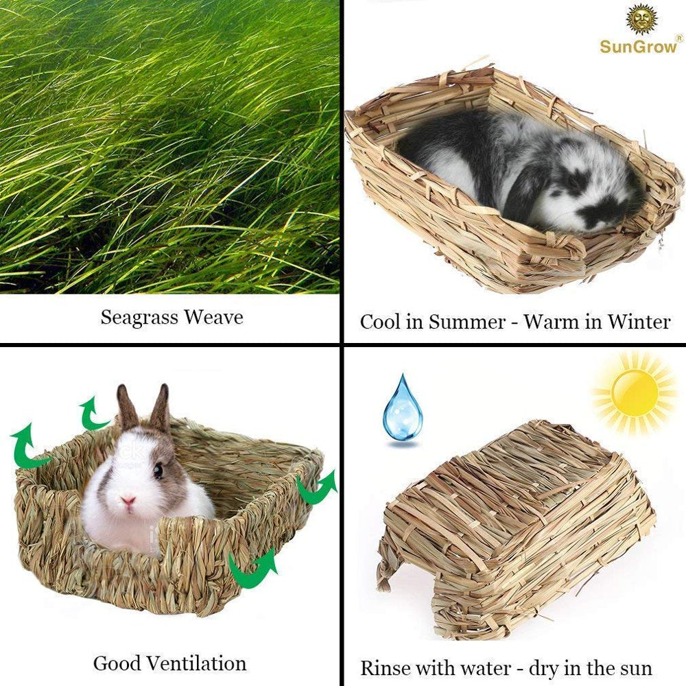 Sungrow Rabbit Grass Bedding, Bunny Supplies for Cage Accessories and Huts Animals & Pet Supplies > Pet Supplies > Small Animal Supplies > Small Animal Bedding Rion PTE. LTD.   