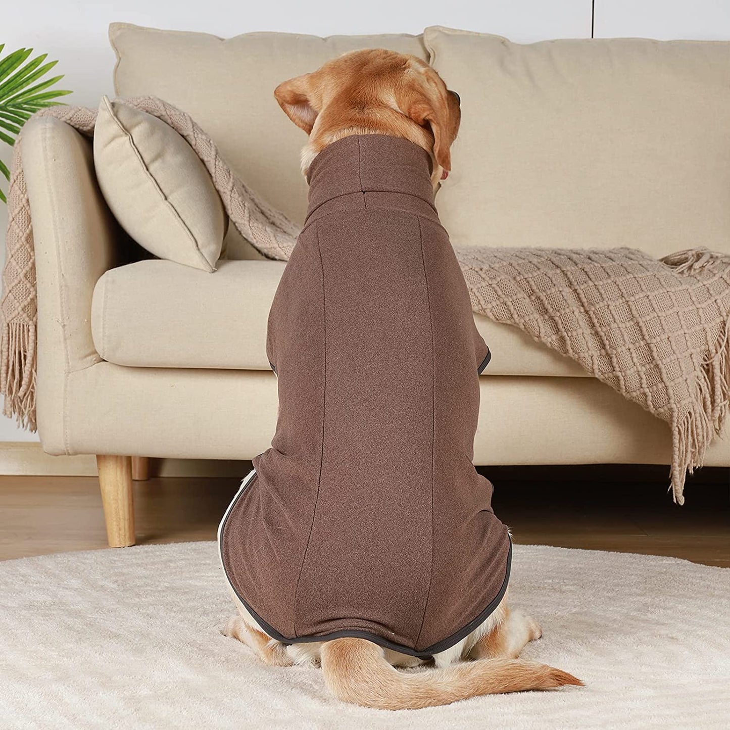 Dog Sweater Pullover Cold Weather Vest for Dogs Dog Sweatshirt Dog Jacket for Indoor and Outdoor Use (Xx-Small, Brown) Animals & Pet Supplies > Pet Supplies > Dog Supplies > Dog Apparel Dotoner   