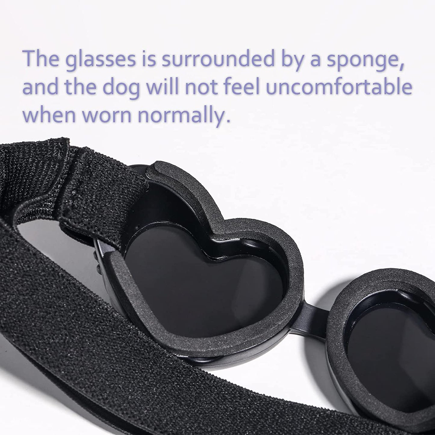 NVTED Small Dog Goggles UV Protection Doggy Sunglasses, Eye Wear Protection with Adjustable Strap Waterproof Dogs Pet Sun Glasses Animals & Pet Supplies > Pet Supplies > Dog Supplies > Dog Apparel NVTED   